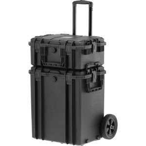 BOÎTE À ROULETTES + VALISE